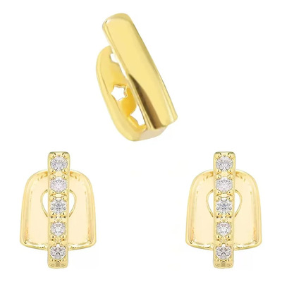 Parrilla Dental Iced Out Cz Teeth Grillz, Hip Hop | Envío gratis