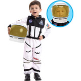 Mega Disfraz De Astronauta Niño 5 Años Montessori Con Casco