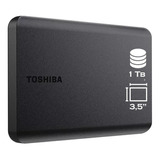 Disco Duro Externo Toshiba Canvio Basics 1tb Hdtb510xk3aa Color Negro