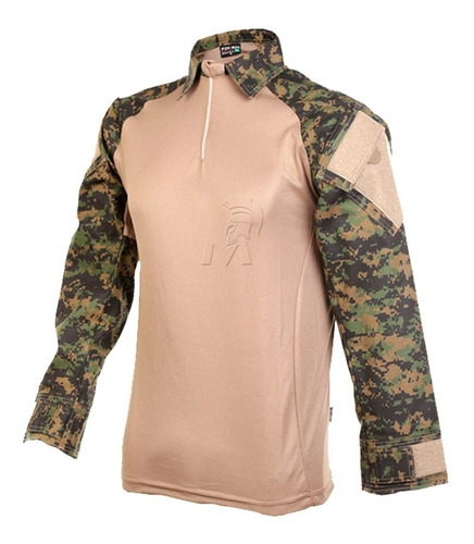 Combat Shirt Tática Camuflada Reforçada Airsoft Masculina
