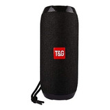 Altavoz Bluetooth Portátil Tg117 (negro) Impermeable