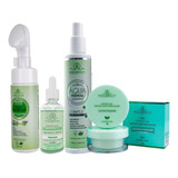 Kit Skincare Completo Cuidado Facial Limpeza De Pele Oleosa