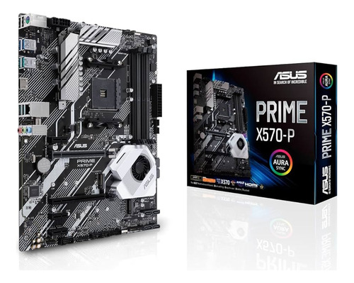 Placa-mãe Amd Am4 Atx Asus Prime X570-p (dual M.2 Pcie 