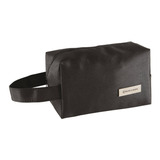 Necessaire Masculina 17cm Com Alça Lateral Marco Boni 7070 Cor Preto