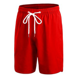 Hombres Pantalones Cortos De Gym Short Deportivo