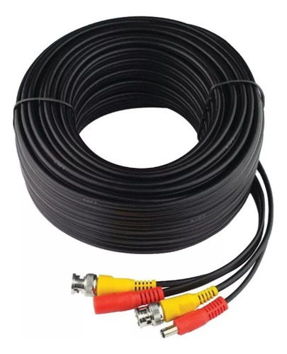 Cable Coaxial ( Bnc Rg59 ) + Alimentación / Siamés
