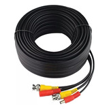 Cable Coaxial ( Bnc Rg59 ) + Alimentación / Siamés