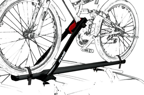 Transportador De Teto Para Bicicleta Velox Alumínio Eqmax 