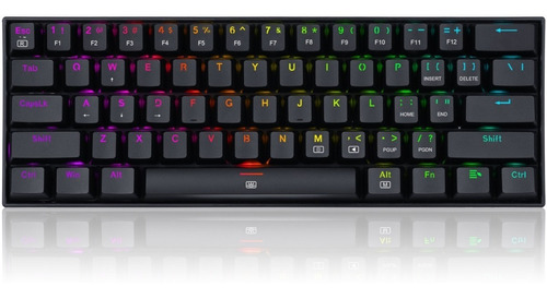 Teclado Gamer Redragon Dragonborn K630rgb Negro Sw Brown Sp*