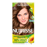 Kit Tinte Garnier  Nutrisse Regular Clasico Mascarilla Nutricolor Permanente Tono 60 Capuccino Para Cabello