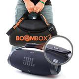 Kit Bolsa Para Jbl Boombox 3 + Protetor De Alça E Ombro Plus