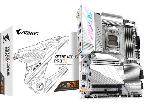 Gigabyte X670e Aorus Pro X (am5/ Lga 1718/ Amd/ X670e/ Eatx/