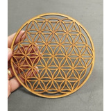 Mandala Flor Da Vida Geometria Sagrada 15cm Pequeno Mdf