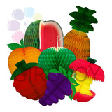 Girotoy Kit Origami Frutas Decoração Festa Tropical Havaiana
