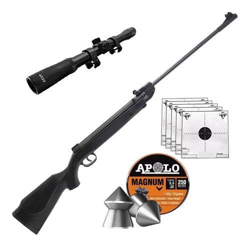 Rifle Swat Airguns B2-4p 5,5 Mm + Mira 4x20