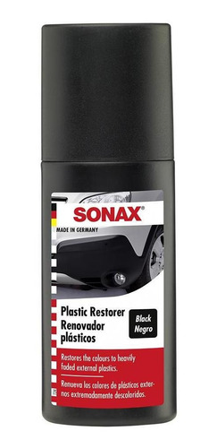 Renovador Plastico Negro Protector Revividor 100ml Sonax