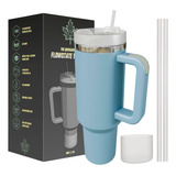 Volts&care Vaso Con Asa Para Taza De Viaje De 40 Oz, Con Tap