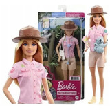 Barbie Muñeca Profesiones Set De Lujo Mattel Zoologa Gyj98