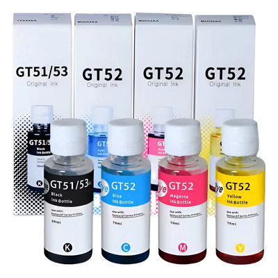 Kit 4 Tintas Compatible Con Hp Gt53 Gt52 315 415 515 530 630 | Meses sin interés