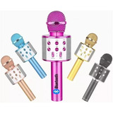 Microfone Karaoke Bluetooh Barato Infantil Com Caixa Muda Vo