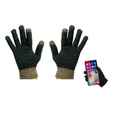 Guantes De Lana Con Dedo Táctil Touch Para Pantalla 