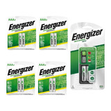 Cargador De Pilas Mini Energizer + 8aaa