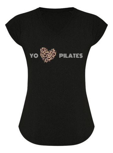 Polera Pilates Emilu.fit  Animal Print