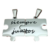 Collar Siempre Juntos Para Compartir X 2 Pareja Joyas Mónaco