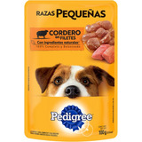 Sobres Pedigree Adulto Razas Pequeñas Cordero (12 Sobres)