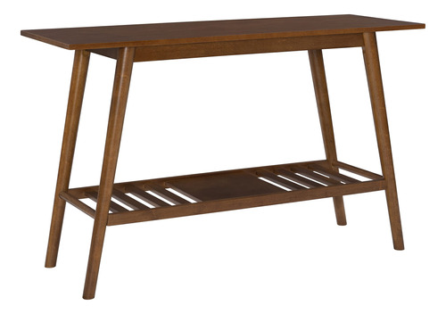 Linon Melissa Mid-century - Mesa De Consola De Nogal Mediana