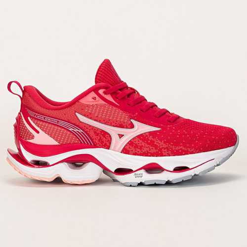 Tênis Mizuno Wave Stratos Feminino Vermelho