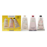 Set Unisex De Crema De Manos Loccitane Pink Flowers, 3 Unida