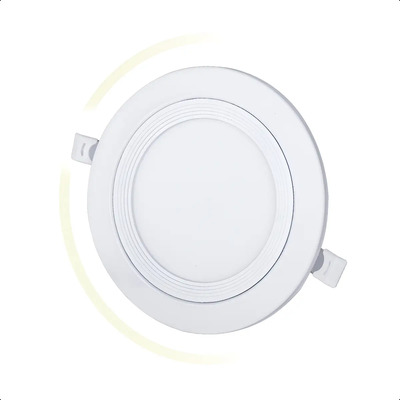 Luminario Downlight Bote Integral Icon 12w 4000k Estructura Blanco