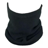 Cuello Polar Suave Calentador Cómodo Negro