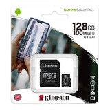 Memoria Micro Sd De 128 Gb Clase 10 Kingston Canvas Select