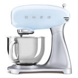 Smeg Batidora De Pedestal, Color Azul Pastel, Mediano, Azul