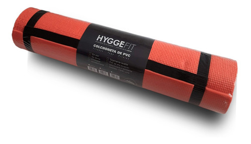 Mat De Yoga 8 Mm Hyggefit Con Correa 173 X 61 Cm