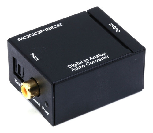 Adaptador Conversor Audio Toslink Optico Analogo Rca