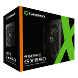 Fonte Modular Gamemax Gx650 650w 80 Plus Gold Preta