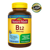 Vitamina B12 1000mcg (400 Softgels) Nature Made Hecho Usa