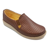 Zapato Cómodo Dama Pie Diabético O Delicado, Piel Mc445 H