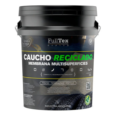Membrana Caucho Líquido Fulltex Impermeabilizante Gris 20l Mate | Mismo precio en cuotas