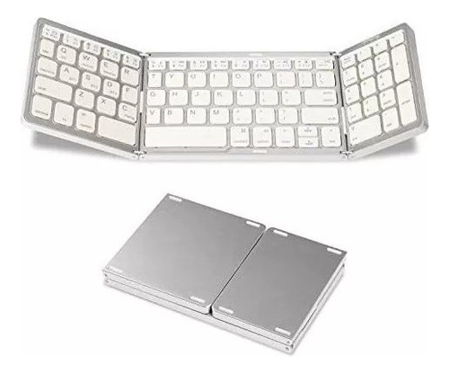 Teclado Inalámbrico Plegable Con Teclado Numérico .