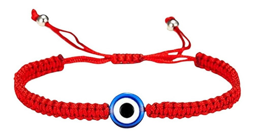 Pulsera Protección Amuleto Poderoso Con Hilo Rojo Ojo Turco