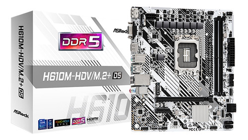 Mother Ascrock H610m-hdv M.2+ D5 Socket S1700 Para Intel