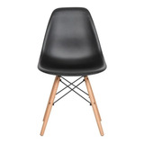 Cadeira De Jantar Garden Life Eames, Estrutura De Cor  Preto, 1 Unidade