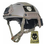 Atairsoft Pj Type Casco Táctico Rápido Ajustable Con Riele