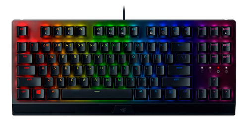 Teclado Gamer Razer Blackwidow V3 Tkl Mecanico Sw Yellow Rgb