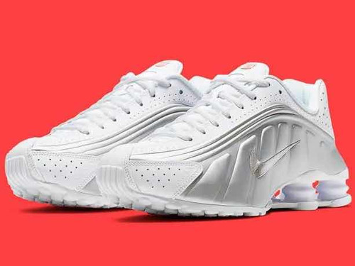 Nike Shox R4 Color White Original Talla: 9.5 Usa - 27.5cm.