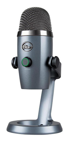 Microfone Condensador Usb Logitech/blue Yeti Nano Cinza